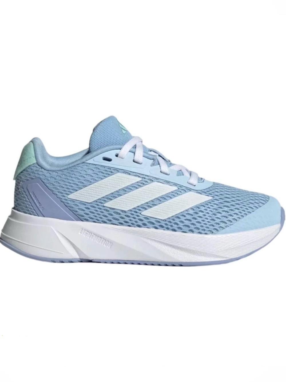 Adidas Duramo SL K Glow Blue Running Sporty Tennis Shoes Big Girl's Size 5